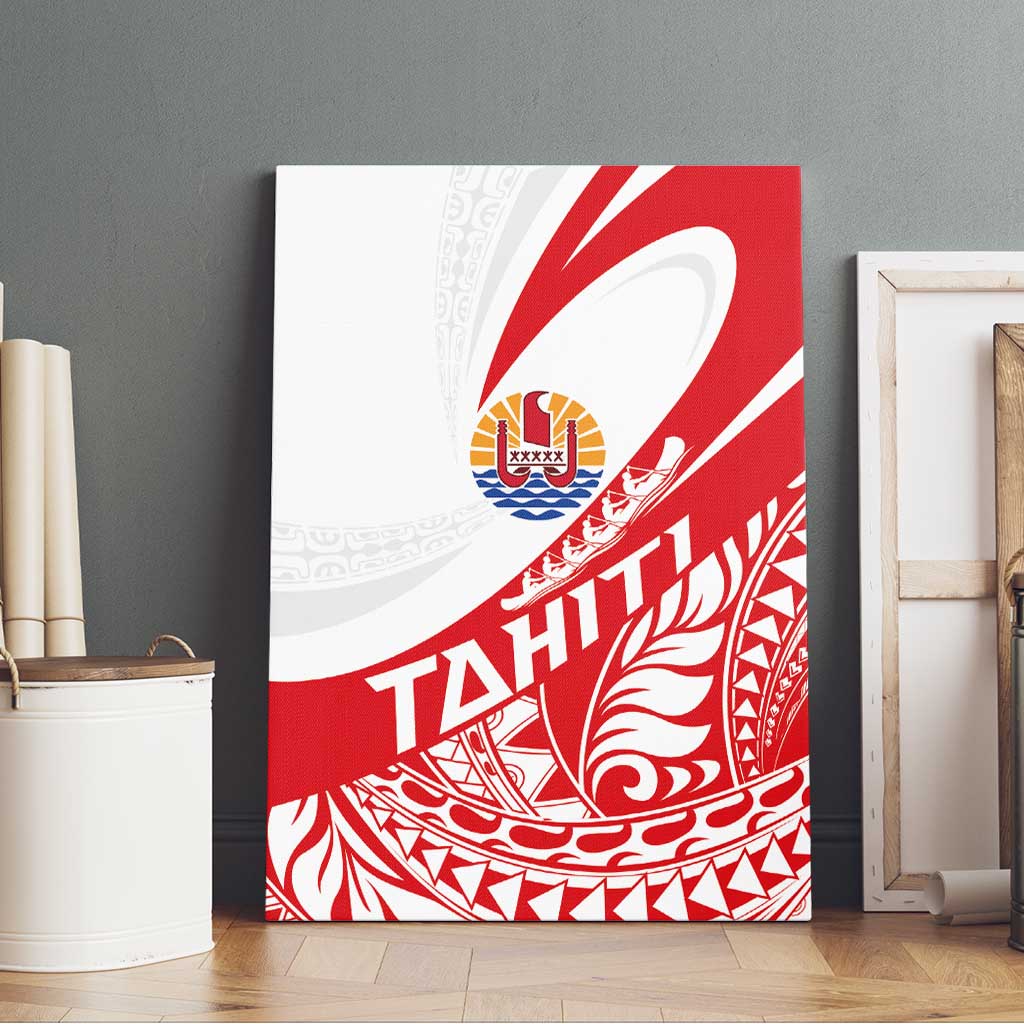 Tahiti Va'a Race Canvas Wall Art Polynesian Tattoos Sporty Style LT03 - Polynesian Pride