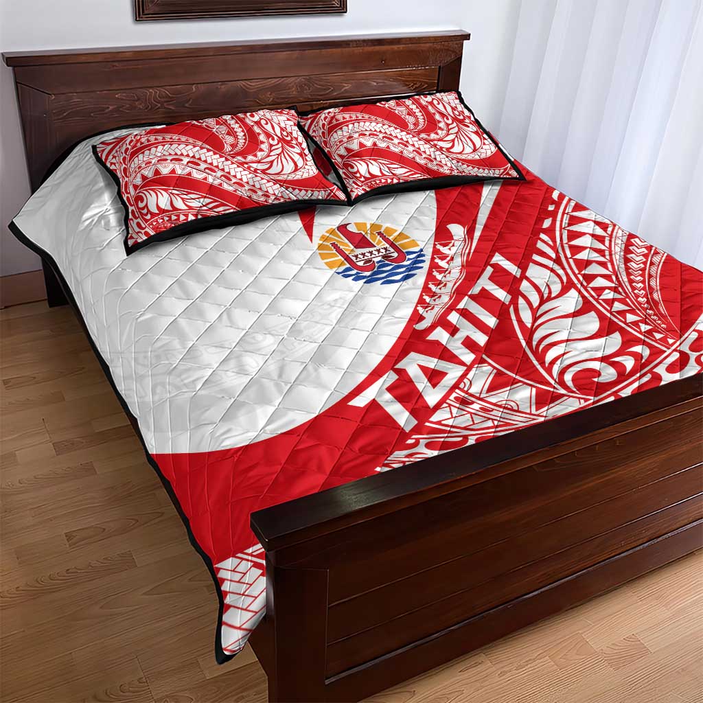 Tahiti Va'a Race Quilt Bed Set Polynesian Tattoos Sporty Style LT03 - Polynesian Pride