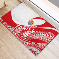 Tahiti Va'a Race Rubber Doormat Polynesian Tattoos Sporty Style LT03 - Polynesian Pride