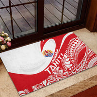 Tahiti Va'a Race Rubber Doormat Polynesian Tattoos Sporty Style LT03 - Polynesian Pride