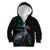 Custom Pukeko New Zealand Kid Hoodie Koru Papua Shell with Silver Fern Pattern LT03 - Polynesian Pride