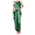 Tonga Lahaina High School Family Matching Tank Maxi Dress and Hawaiian Shirt Traditional Ngatu and Polynesian Pattern LT03 Mom's Dress Green - Polynesian Pride