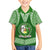 Tonga Liahona High School Kid Hawaiian Shirt Traditional Ngatu and Polynesian Pattern LT03 Kid Green - Polynesian Pride