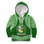 Tonga Liahona High School Kid Hoodie Traditional Ngatu and Polynesian Pattern LT03 Hoodie Green - Polynesian Pride