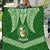 Tonga Liahona High School Quilt Traditional Ngatu and Polynesian Pattern LT03 Green - Polynesian Pride