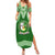 Tonga Liahona High School Summer Maxi Dress Traditional Ngatu and Polynesian Pattern LT03 Women Green - Polynesian Pride