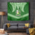 Tonga Liahona High School Tapestry Traditional Ngatu and Polynesian Pattern LT03 Green - Polynesian Pride