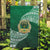 Tonga Saineha High School Garden Flag Traditional Ngatu and Polynesian Pattern LT03 Garden Flag Green - Polynesian Pride