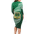 Tonga Saineha High School Long Sleeve Bodycon Dress Traditional Ngatu and Polynesian Pattern LT03 - Polynesian Pride