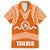 Tonga Tailulu College Family Matching Long Sleeve Bodycon Dress and Hawaiian Shirt Traditional Ngatu and Polynesian Pattern LT03 Dad's Shirt - Short Sleeve Orange - Polynesian Pride