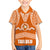 Tonga Tailulu College Family Matching Summer Maxi Dress and Hawaiian Shirt Traditional Ngatu and Polynesian Pattern LT03 Son's Shirt Orange - Polynesian Pride