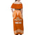 Tonga Tailulu College Off Shoulder Maxi Dress Traditional Ngatu and Polynesian Pattern LT03 - Polynesian Pride