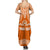 Tonga Tailulu College Summer Maxi Dress Traditional Ngatu and Polynesian Pattern LT03 - Polynesian Pride