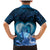 Dolphin Couple Love Story Valentine Day Family Matching Mermaid Dress and Hawaiian Shirt With Polynesian Tribal Tattoo Blue Style LT03 - Polynesian Pride