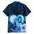 Dolphin Couple Love Story Valentine Day Hawaiian Shirt With Polynesian Tribal Tattoo Blue Style LT03 - Polynesian Pride