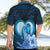 Dolphin Couple Love Story Valentine Day Hawaiian Shirt With Polynesian Tribal Tattoo Blue Style LT03 - Polynesian Pride