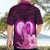 Dolphin Couple Love Story Valentine Day Hawaiian Shirt With Polynesian Tribal Tattoo Pink Style LT03 - Polynesian Pride