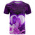 Dolphin Couple Love Story Valentine Day T Shirt With Polynesian Tribal Tattoo Purple Style LT03 Purple - Polynesian Pride