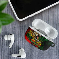 Aotearoa One Love AirPods Case Reggae Lion with Kakahu Huruhuru LT03 - Polynesian Pride