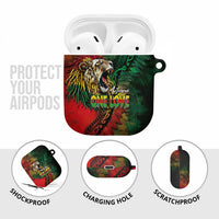 Aotearoa One Love AirPods Case Reggae Lion with Kakahu Huruhuru LT03 - Polynesian Pride