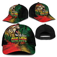 Aotearoa One Love Classic Cap Reggae Lion with Kakahu Huruhuru LT03 - Polynesian Pride