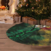 Aotearoa One Love Tree Skirt Reggae Lion with Kakahu Huruhuru LT03 - Polynesian Pride