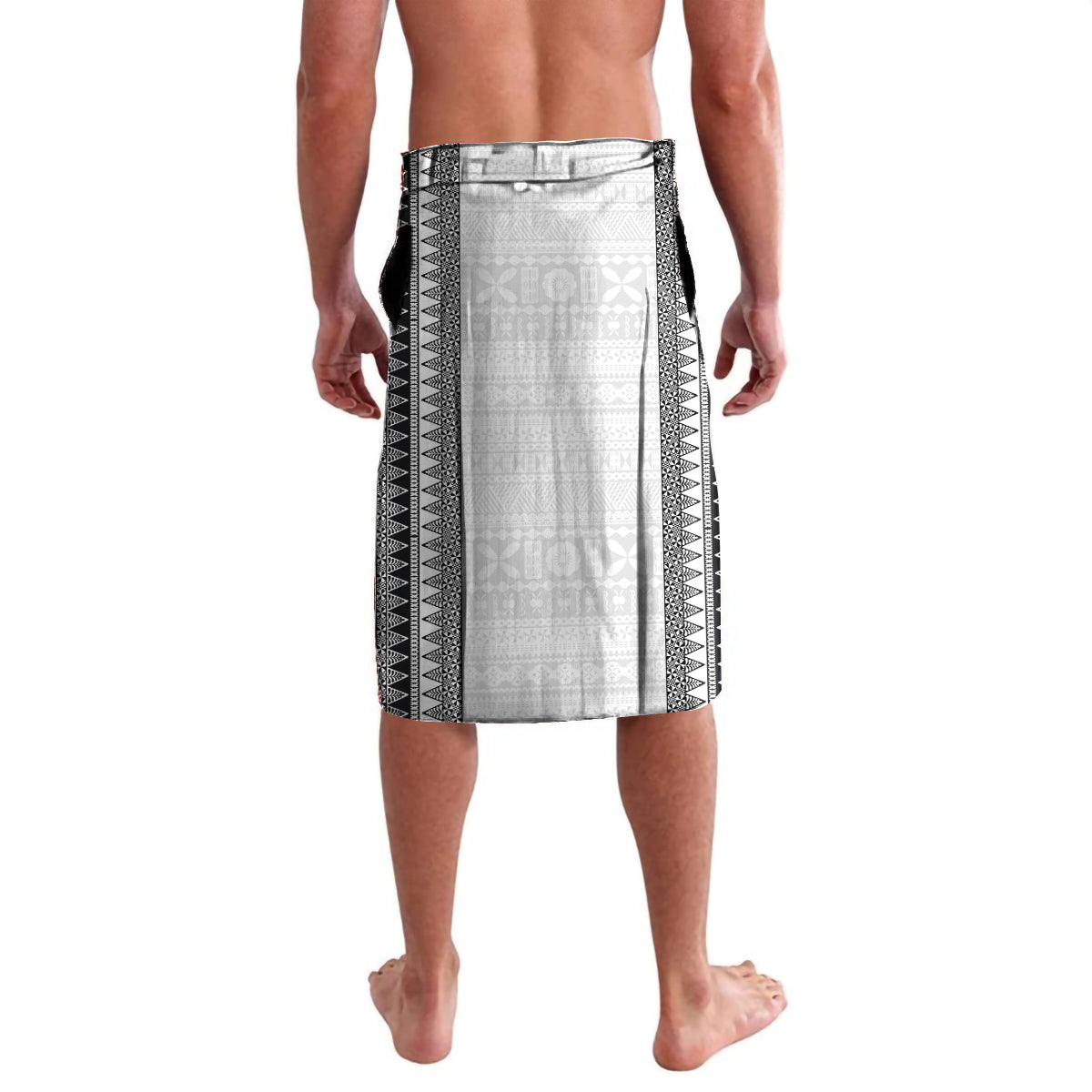 Fiji Rugby Warriors Lavalava Masi Tribal Pattern Go Champion 2024 LT03 - Polynesian Pride