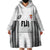 Fiji Rugby Warriors Wearable Blanket Hoodie Masi Tribal Pattern Go Champion 2024