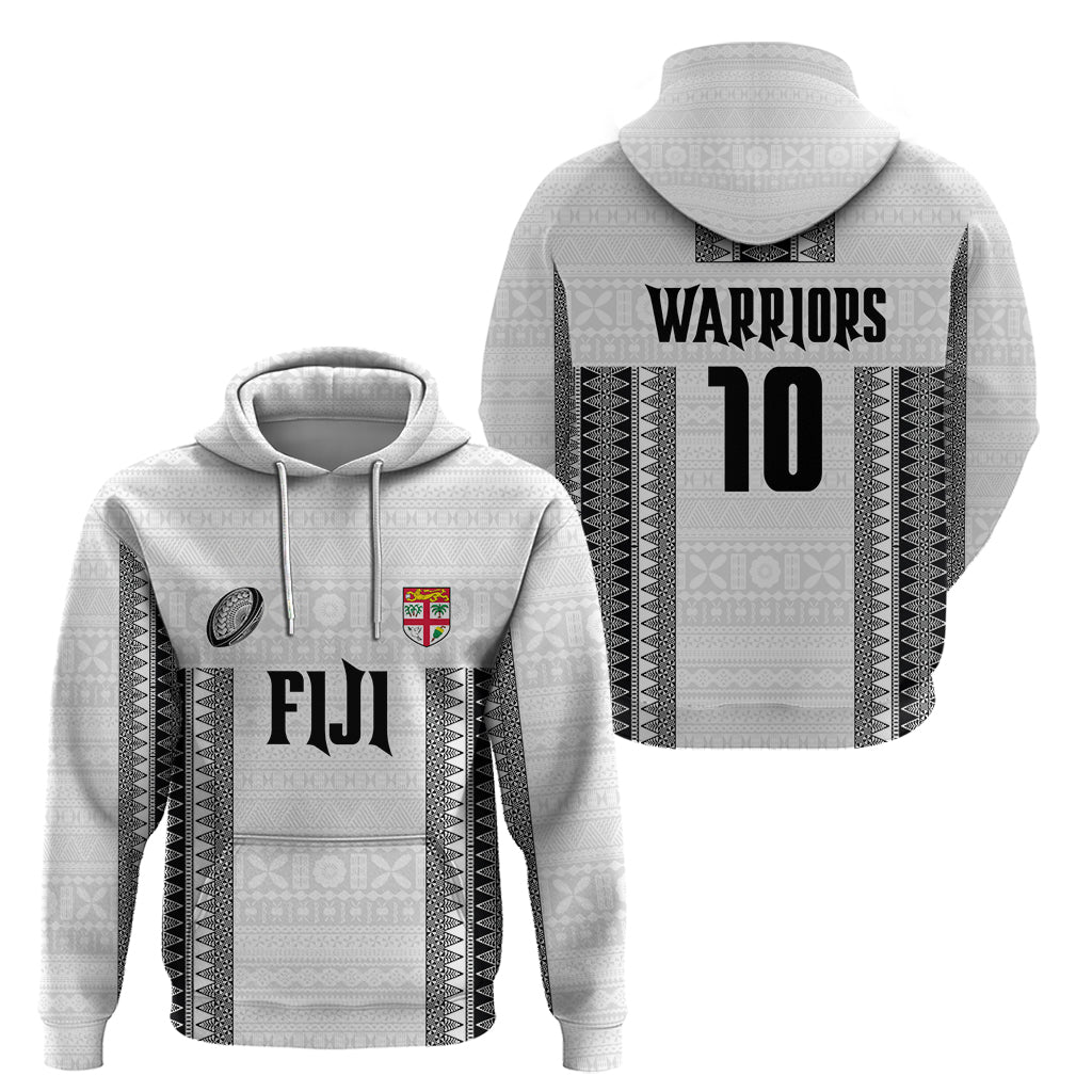Fiji Rugby Warriors Zip Hoodie Masi Tribal Pattern Go Champion 2024 LT03 - Polynesian Pride