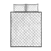 Samoan DNA Art Tattoo Quilt Bed Set Polynesian Pattern All White LT03 - Polynesian Pride