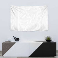 Samoan DNA Art Tattoo Tapestry Polynesian Pattern All White LT03 - Polynesian Pride