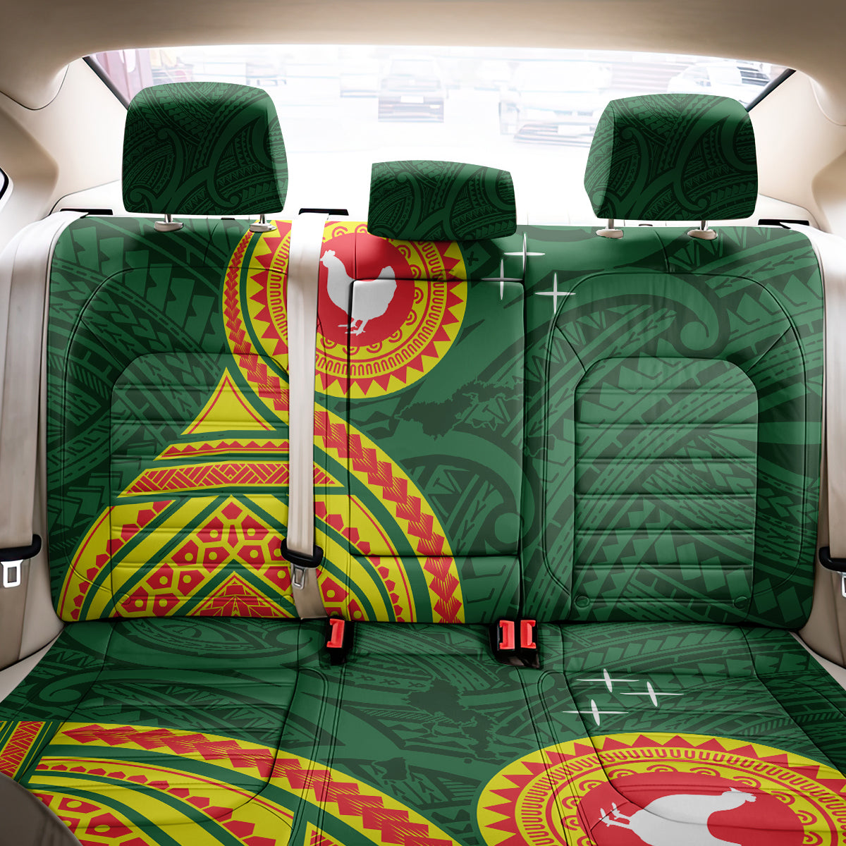 Manu'a Cession Day Back Car Seat Cover Polynesian Pattern LT03 - Polynesian Pride