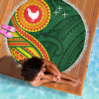 Manu'a Cession Day Beach Blanket Polynesian Pattern LT03 - Polynesian Pride