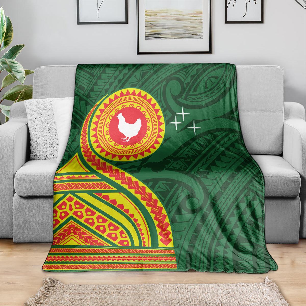 Manu'a Cession Day Blanket Polynesian Pattern LT03 - Polynesian Pride