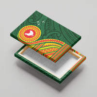 Manu'a Cession Day Canvas Wall Art Polynesian Pattern LT03 - Polynesian Pride