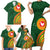 Manu'a Cession Day Family Matching Short Sleeve Bodycon Dress and Hawaiian Shirt Polynesian Pattern