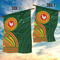 Manu'a Cession Day Garden Flag Polynesian Pattern LT03 - Polynesian Pride