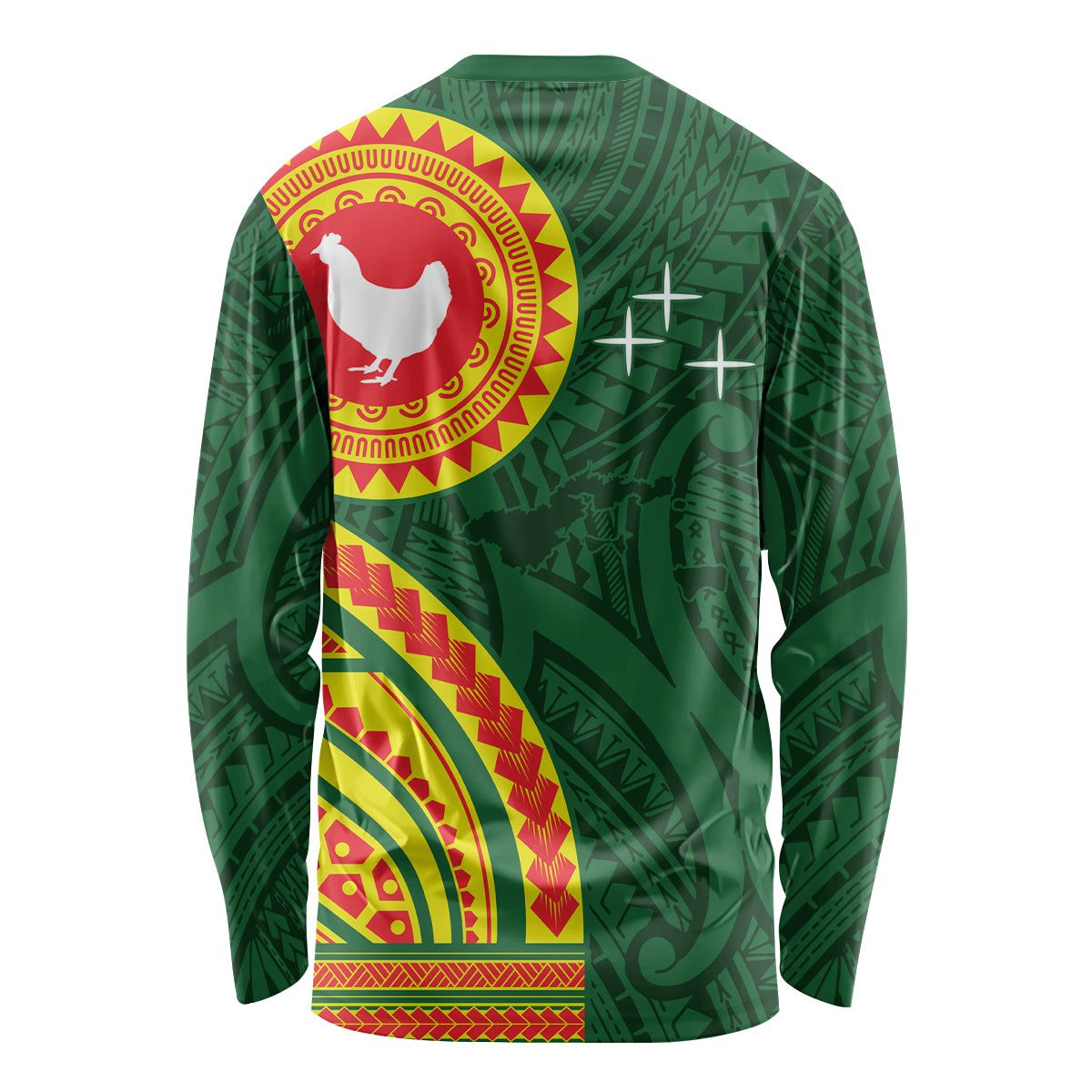 Manu'a Cession Day Long Sleeve Shirt Polynesian Pattern LT03 - Polynesian Pride