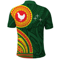 Manu'a Cession Day Polo Shirt Polynesian Pattern LT03 - Polynesian Pride
