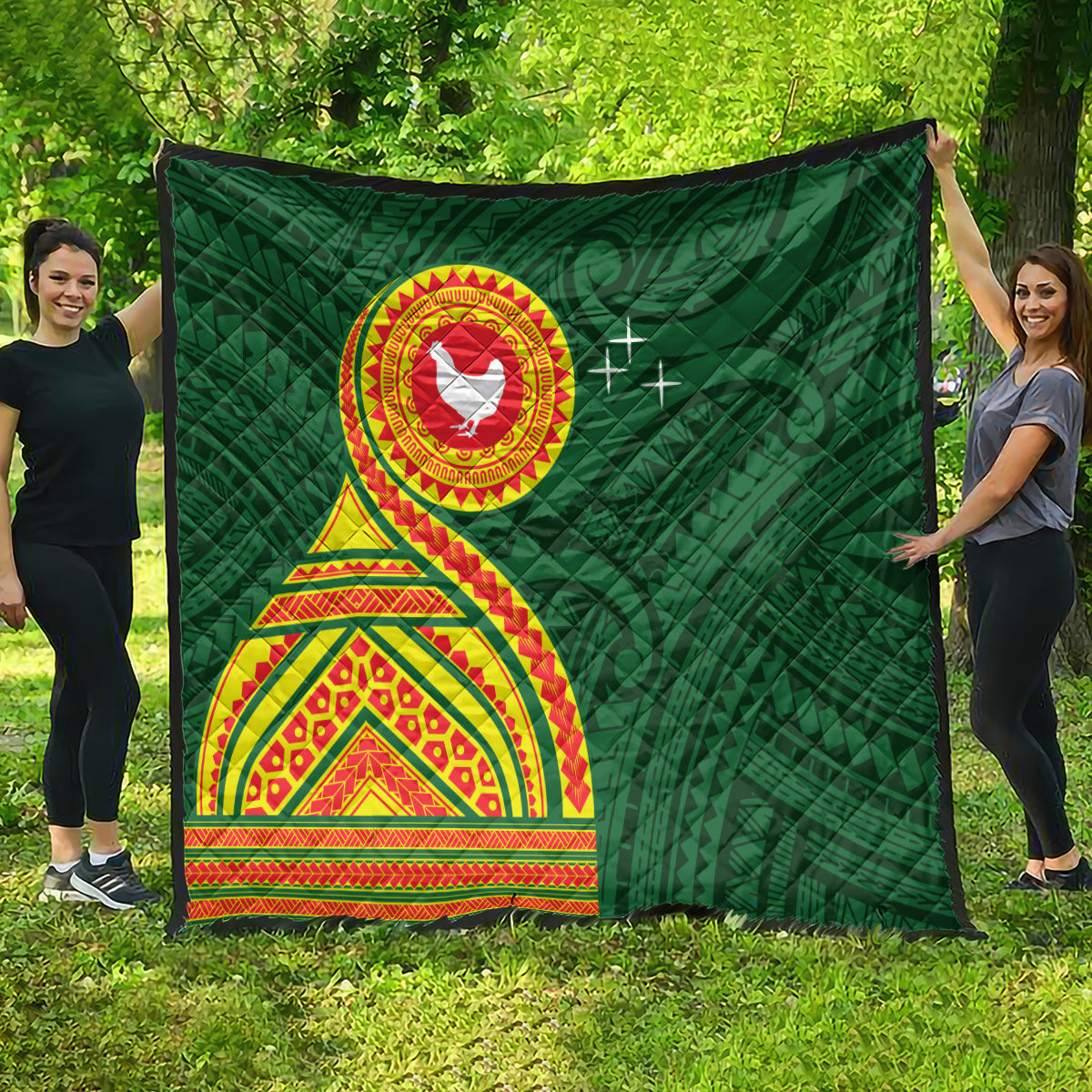 Manu'a Cession Day Quilt Polynesian Pattern LT03 - Polynesian Pride