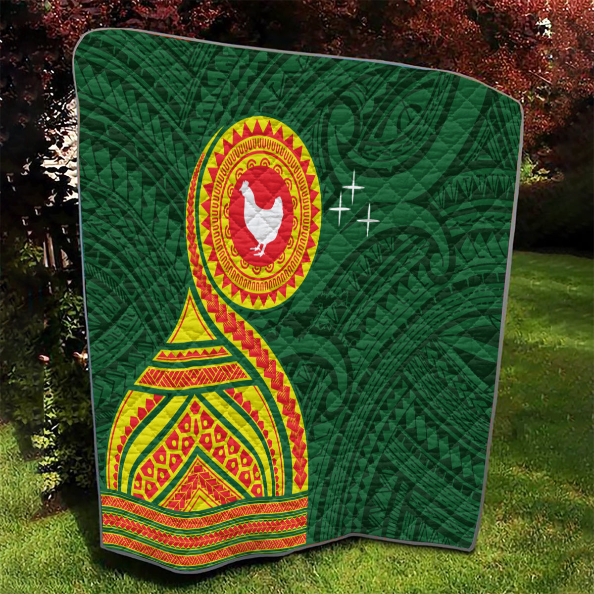 Manu'a Cession Day Quilt Polynesian Pattern LT03 - Polynesian Pride