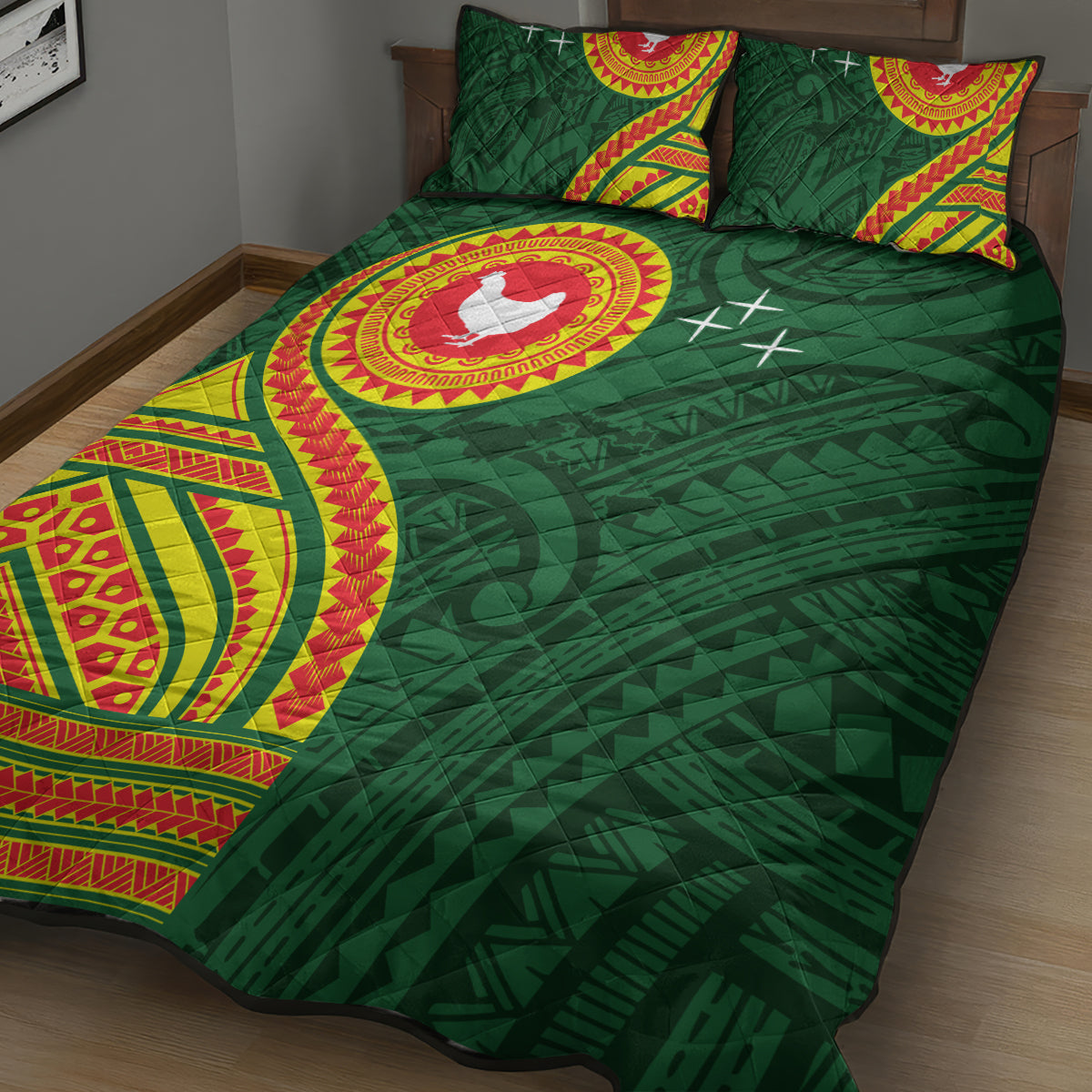 Manu'a Cession Day Quilt Bed Set Polynesian Pattern LT03 - Polynesian Pride