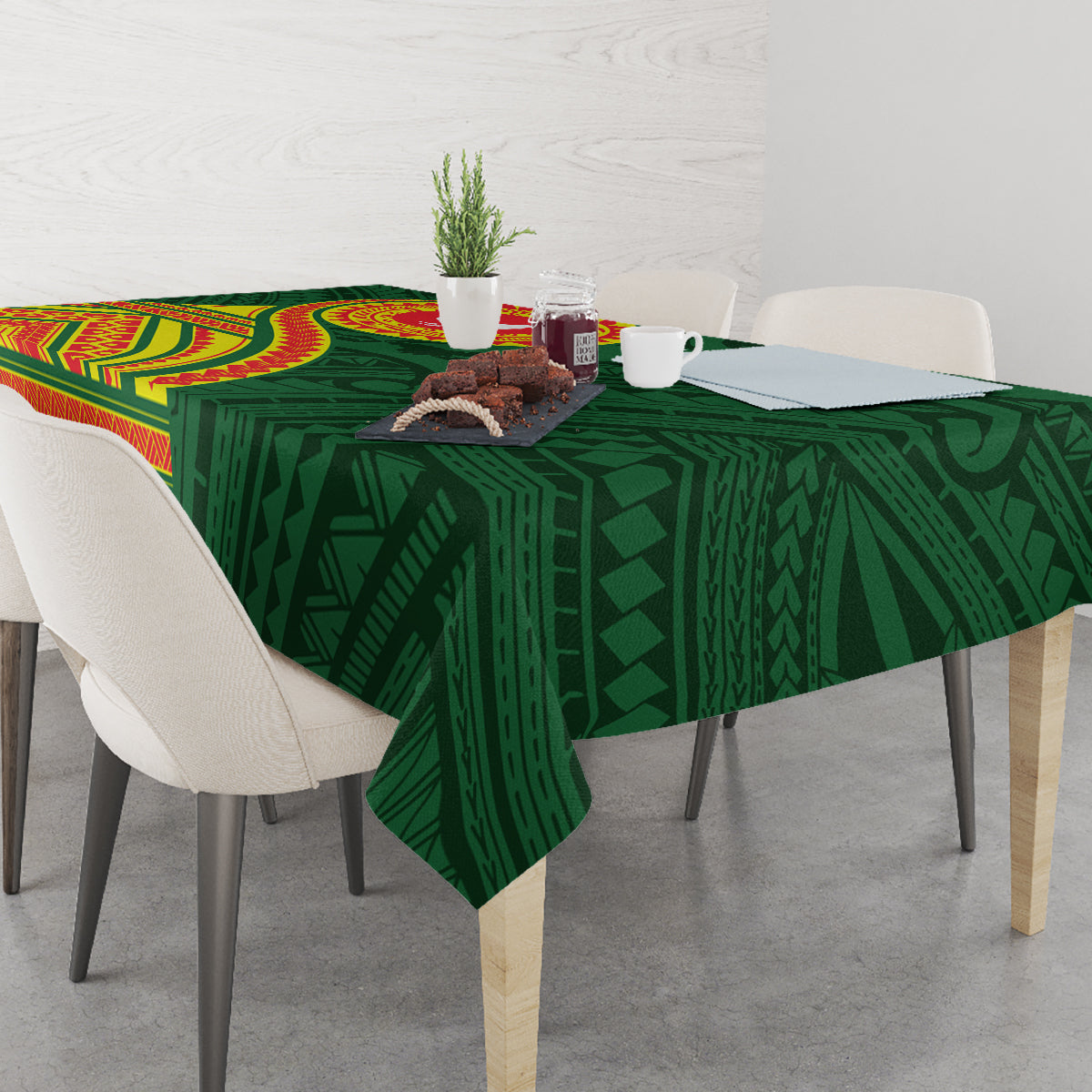 Manu'a Cession Day Tablecloth Polynesian Pattern LT03 - Polynesian Pride