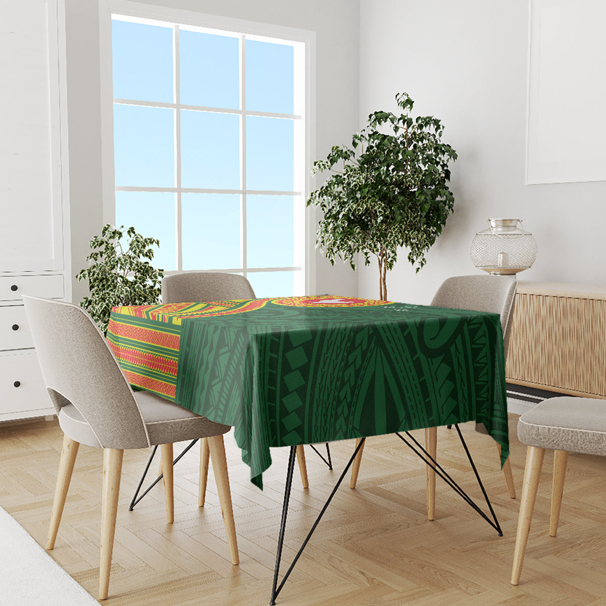 Manu'a Cession Day Tablecloth Polynesian Pattern LT03 - Polynesian Pride