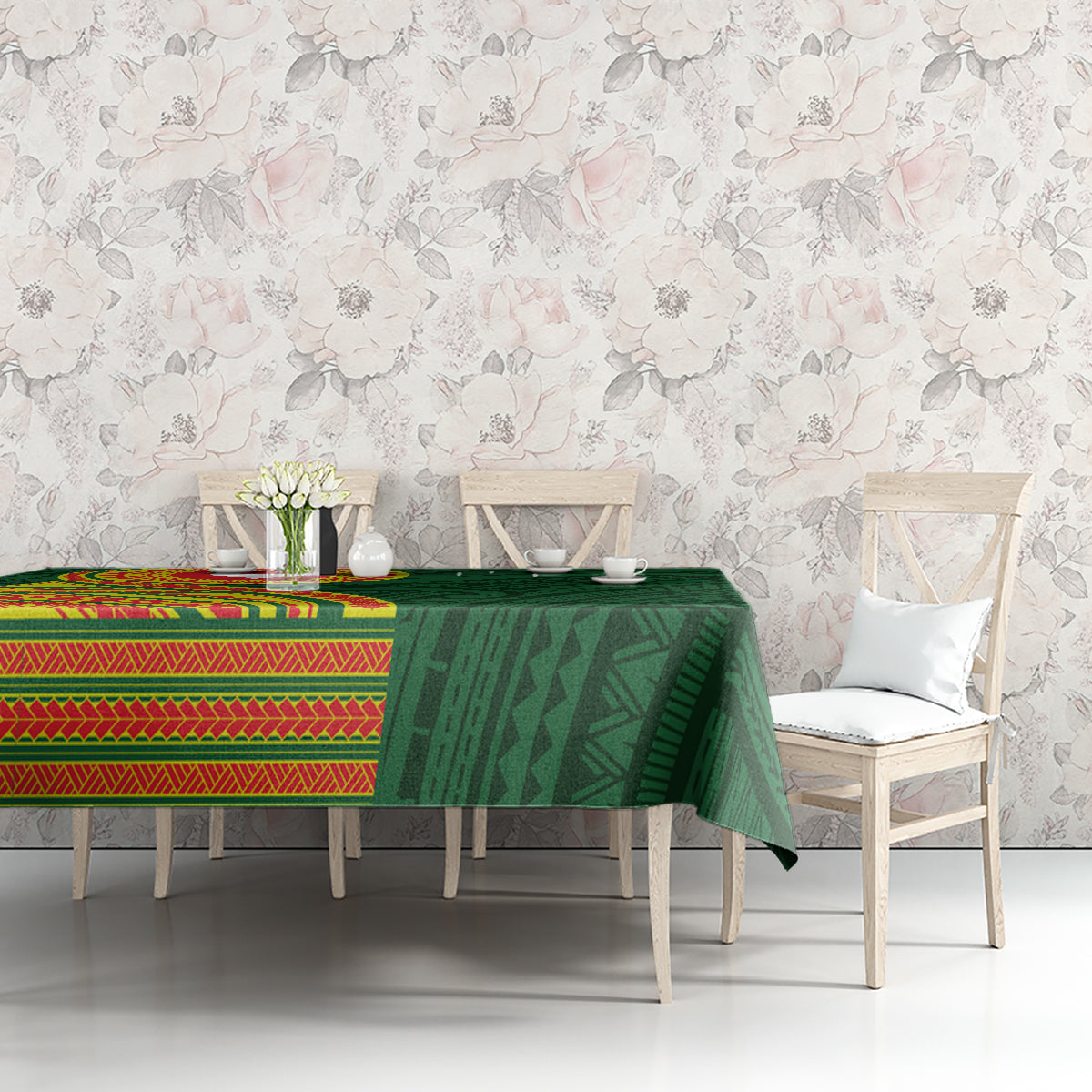 Manu'a Cession Day Tablecloth Polynesian Pattern LT03 - Polynesian Pride