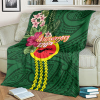 Manu'a Cession Day 120th Anniversary Blanket Polynesian Pattern and Hibiscus Flower LT03 - Polynesian Pride