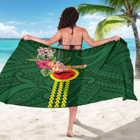Manu'a Cession Day 120th Anniversary Sarong Polynesian Pattern and Hibiscus Flower LT03 - Polynesian Pride