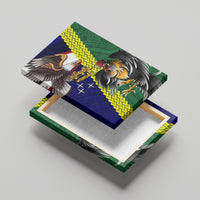 Manu'a Island and American Samoa Canvas Wall Art Rooster and Eagle Mascot LT03 - Polynesian Pride
