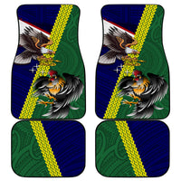 Manu'a Island and American Samoa Car Mats Rooster and Eagle Mascot LT03 - Polynesian Pride