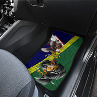 Manu'a Island and American Samoa Car Mats Rooster and Eagle Mascot LT03 - Polynesian Pride